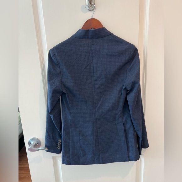 Eleventy Femme Wool Blend Double Breasted Suit Jacket Size US 2 - Picture 7 of 16